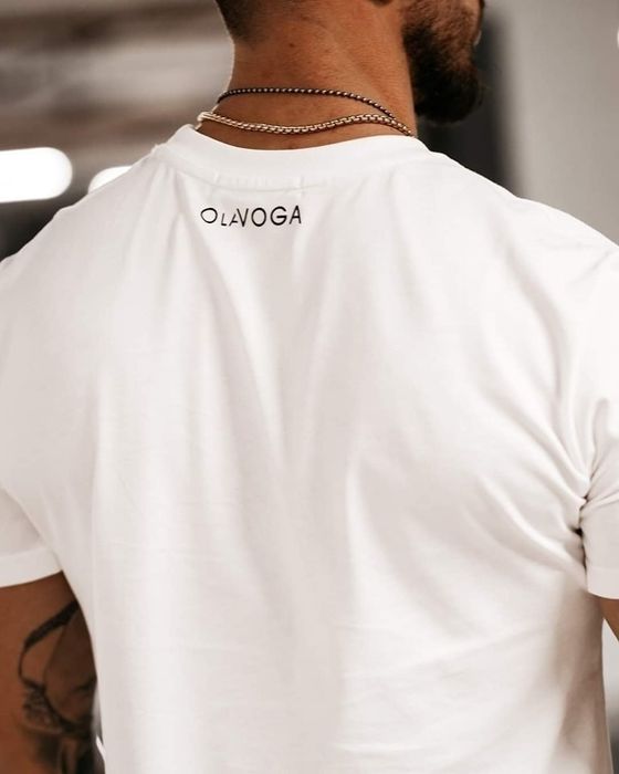 T-shirt męski Olavoga Marc XL biały