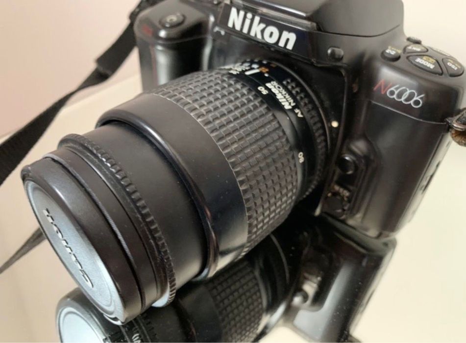 Nikon N6006 AF Objetiva 35-80mm  Máquina de Rolo antiga