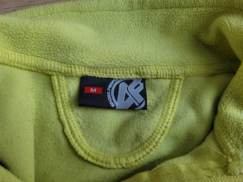 Jaskrawozielona bluza 4F roz. M