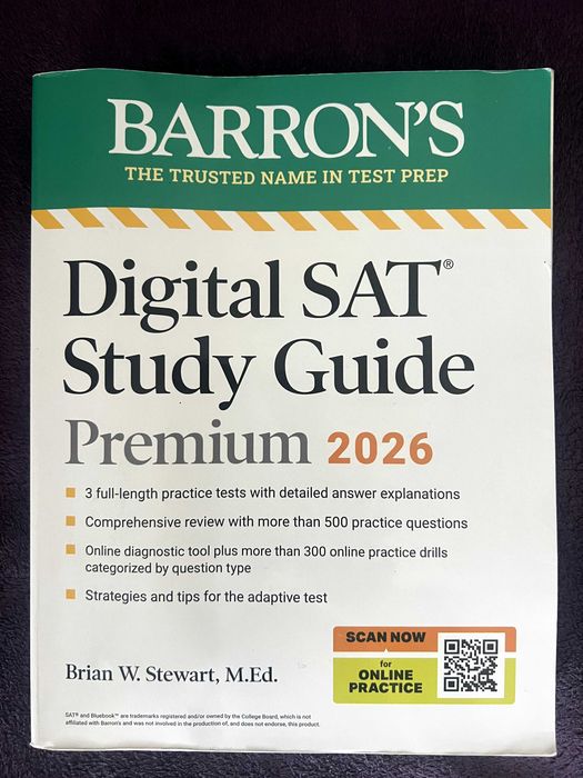 Barron's Digital SAT Study Guide Premium 2026