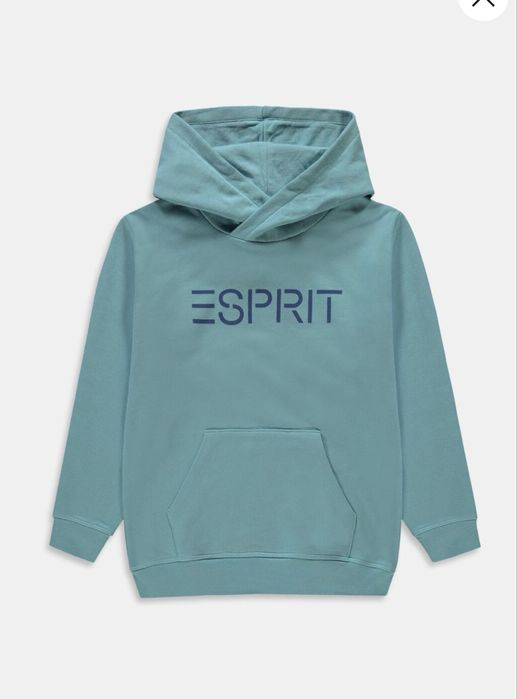 ESPRIT bluza dresowa z kapturem kangurka r. 140 / 146