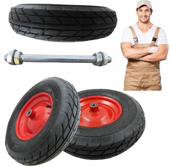 Koło Kółko do Taczki Wózka Taczek 400x8 4.80/4.00-8 Mocne