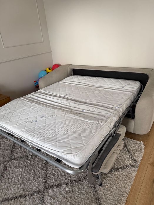 Sofa daisy Agata meble, WŁOSKI STELAŻ z funkcją spania 140 CM