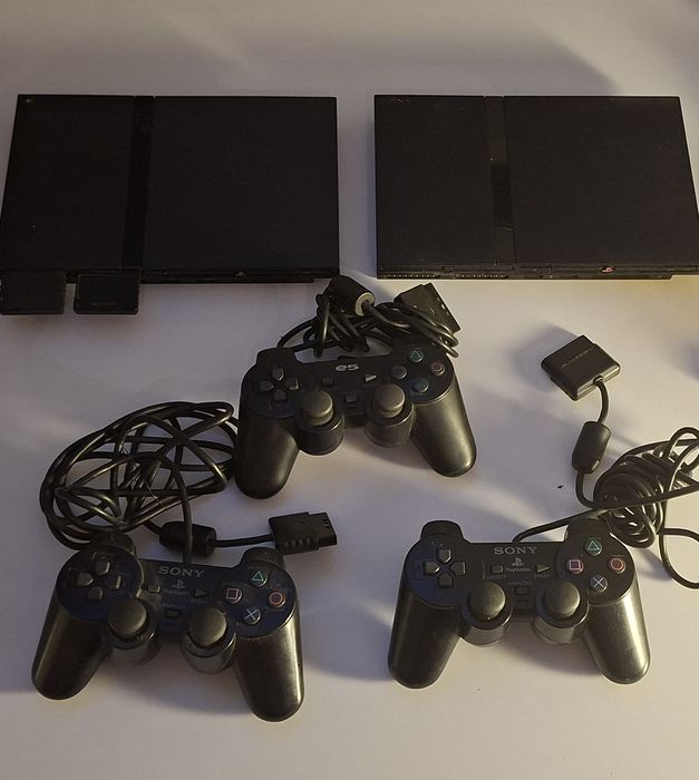 Zestaw konsola PS2 + Gitary i kolekcja guitar hero