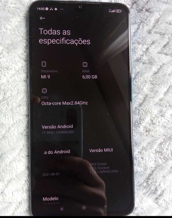 Smartphone Xiaomi Mi 9 Dual SIM 6GB