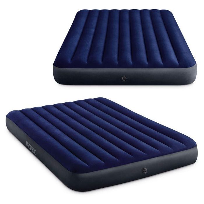 Nowy MATERAC Dmuchany 2-osobowy duży INTEX 203x152x25 cm