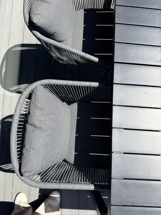 Conjunto de mesa e cadeiras exterior