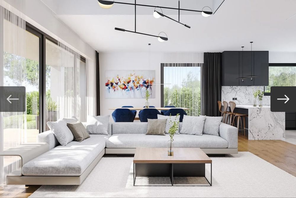 Nowoczesny dom w Kaliszkach k. Czosnowa | 135 m² + garaż 33 m² | 4 sypialnie | wysoki standard