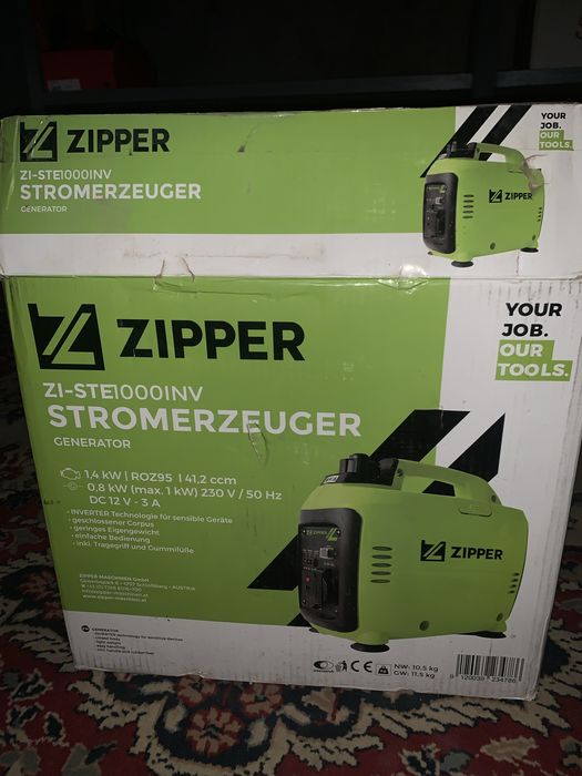 Генератор Zipper ZI-STE1000INV