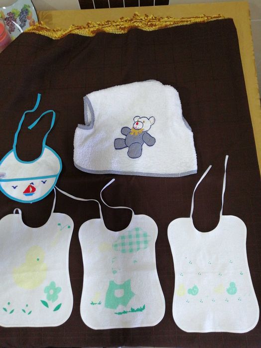 5 babetes plastificados, local, desde 0 meses