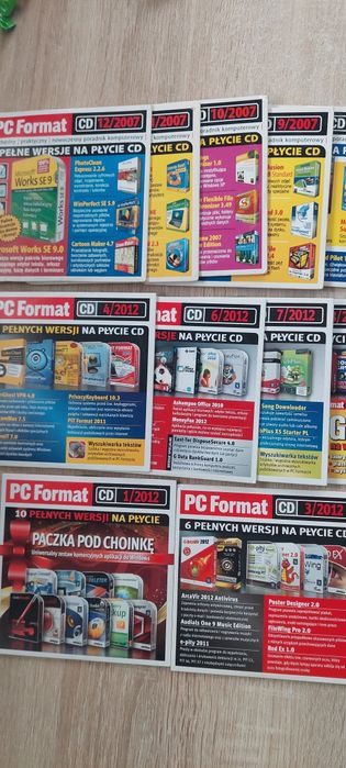 PC Format płytki CD ZESTAW 62 sztuki