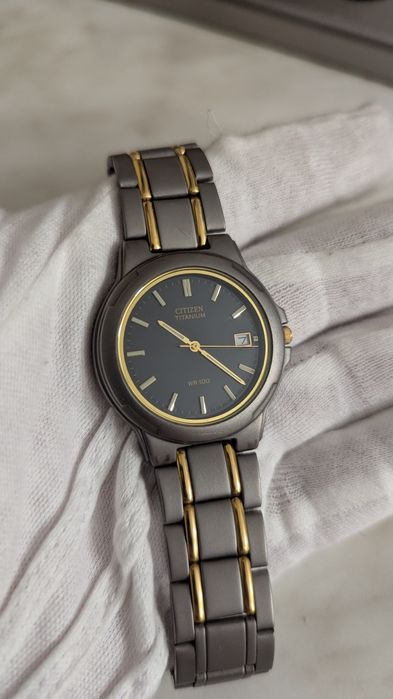 Часы Citizen titanium 100 m, годинник сітізен Японія