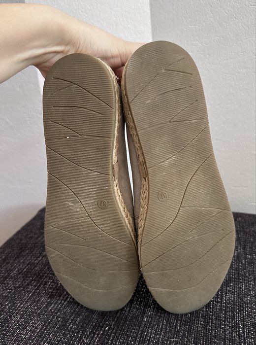 Espadryle baleriny mokasyny lasocki zamszowe 37