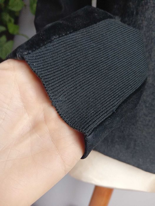 Elegancka ramoneska damska skóra wełna r. S 36