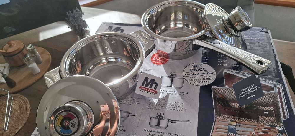 Набір посуду Millerhaus Zurich 19 предметів (оригінал, новий!)