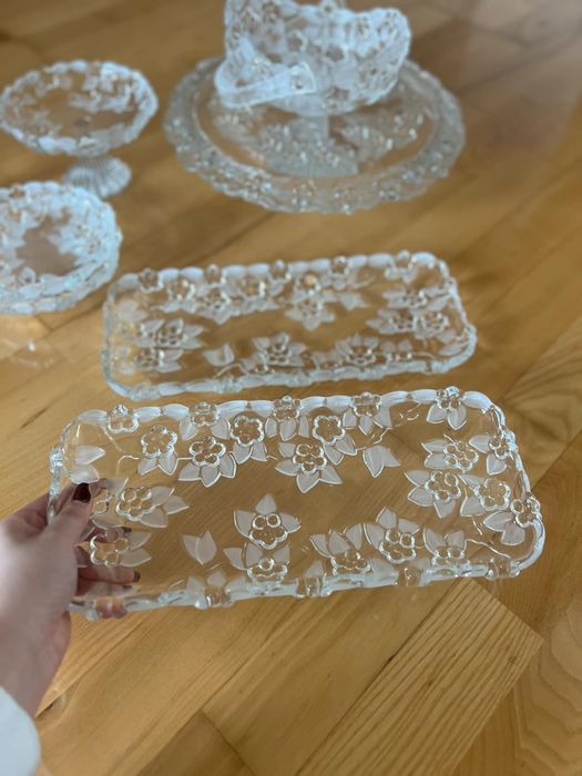 Piękny zestaw szklany