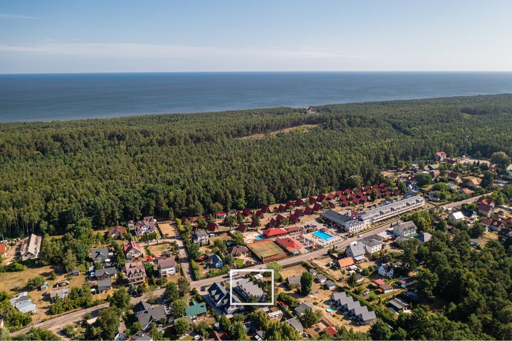 Natura Jantar nowe,całoroczne 60 metrowe domki,do plaży 750m,plac zabaw