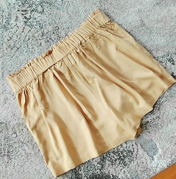 Primark extra wiskozowe krótkie Spodenki ciemny beż  roz. 40 _ L