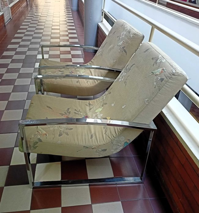 Par Cadeirões Cromados