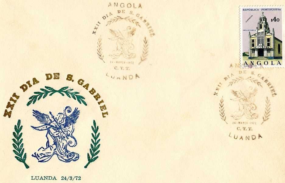 Angola - March 24, 1972 = XXII Day of St. Gabriel