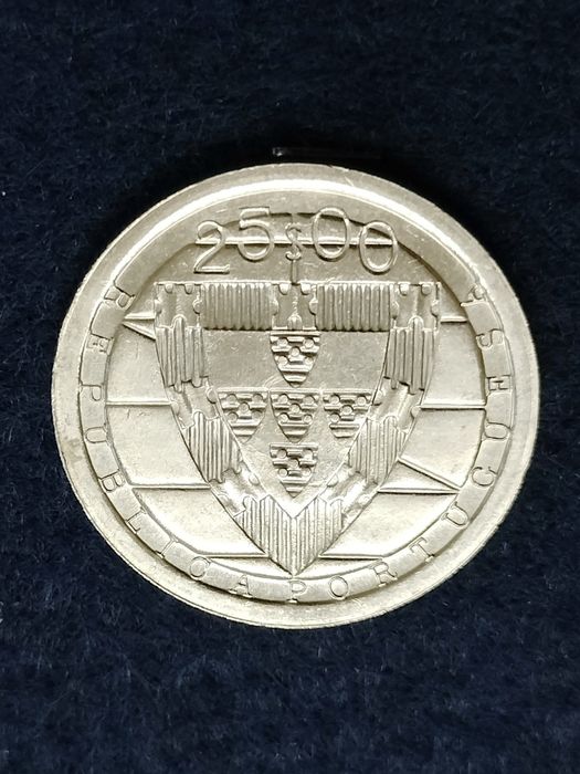 25 Escudos 1985 - D. João I (Cortes de Coimbra) – Soberba