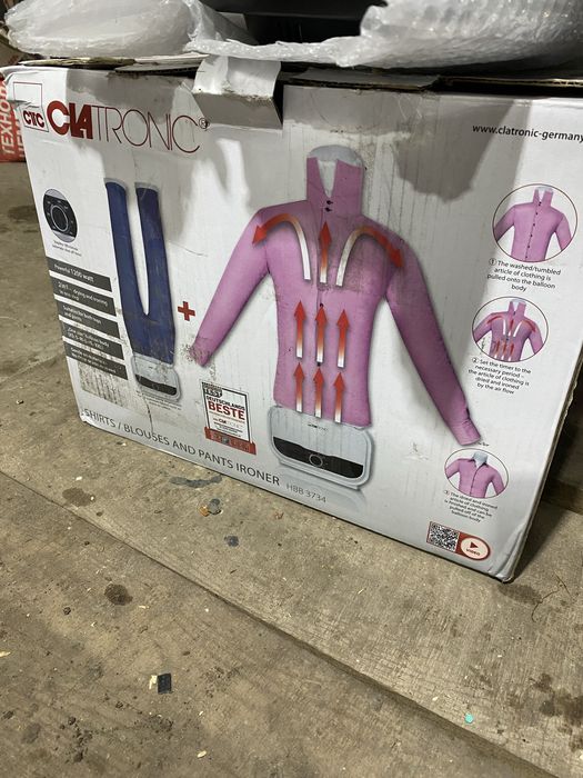 прасувальний манекен Clatronic HBB