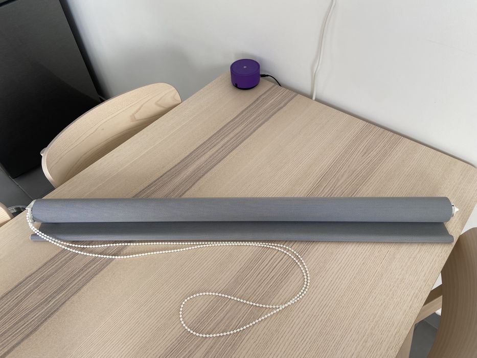 Estores de Linho Cinza Leroy Merlin 90cm