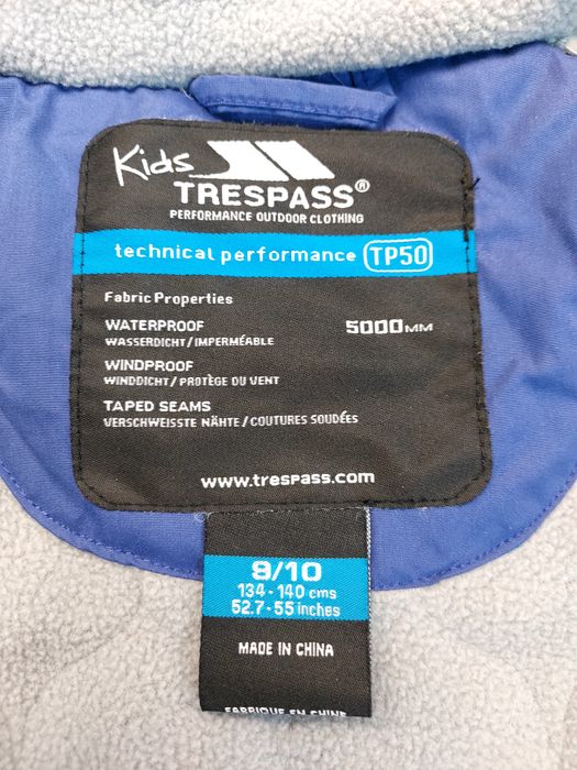 Trespass Cornell II TP50 kurtka zimowa  roz.134/140  wodoodporna