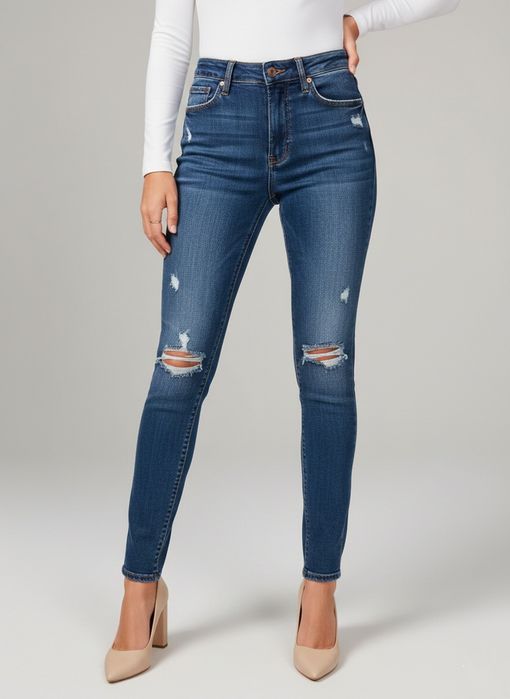 Джинси Bershka Super Skinny 38 розмір Сині Нові
