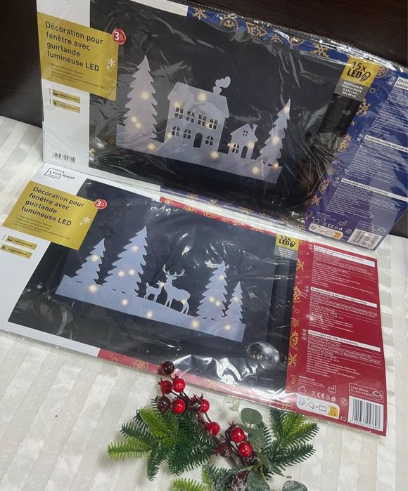 Фетровые наклейки на окна