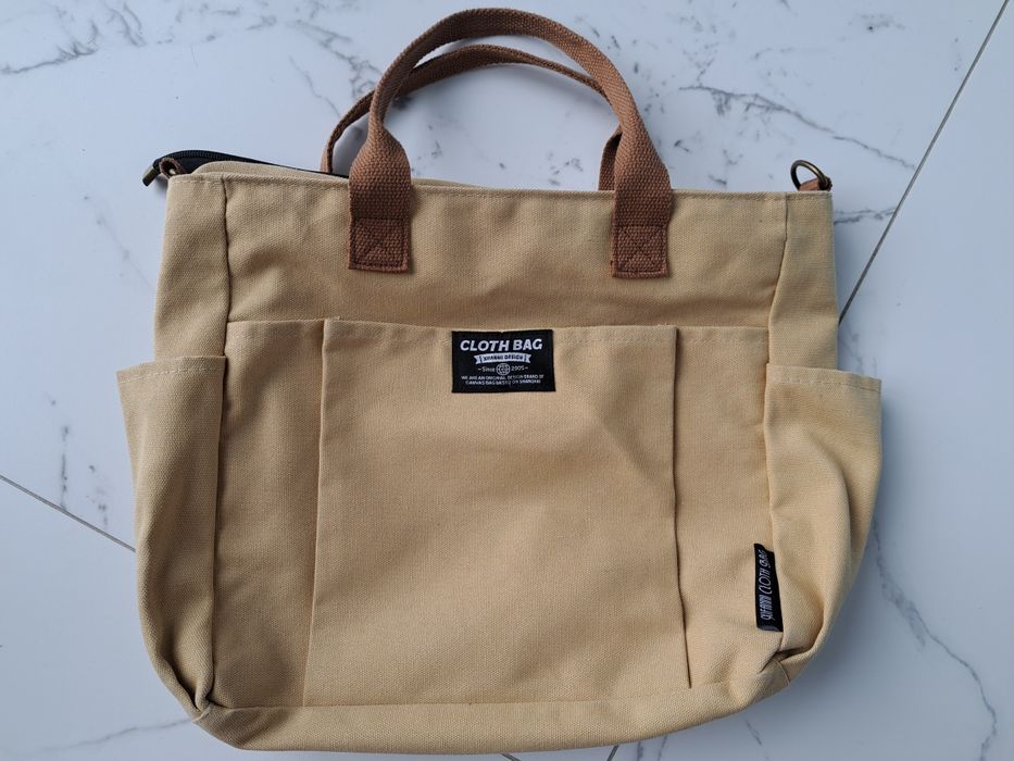 Женская сумка бежевая