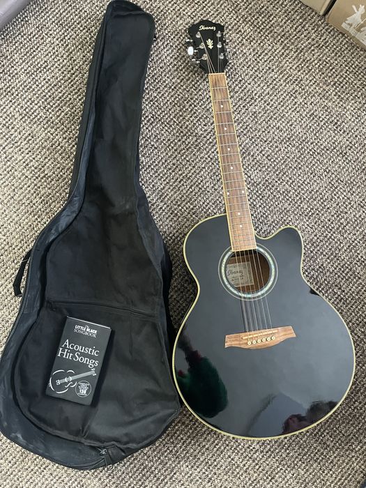 Електроакустична гітара Ibanez AEG Series (Black)
