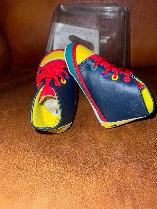 Шикарні шкіряни тапочки-чешки Playshoes Германія 21 р.