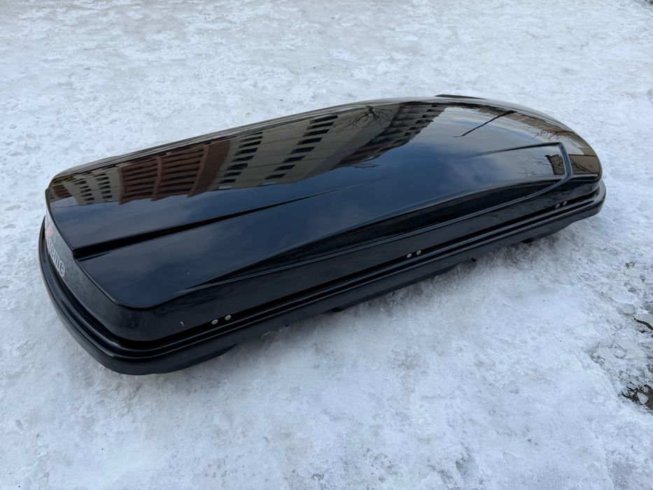 Автобокс на дах авто Junior Xtreme 450 чорний Taurus