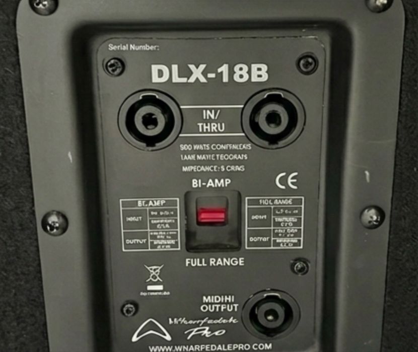 Subwoofers 18” Wharfedale DLX-18B DJ / PA – Par Potente