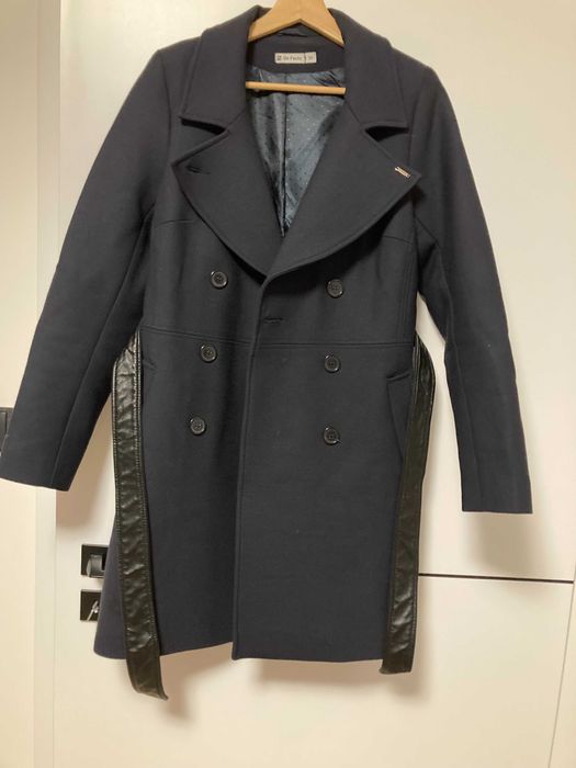 Granatowy płaszcz rozm. 36