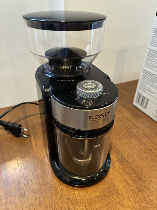 Moinho de café CASO Design Barista Crema — com caixa