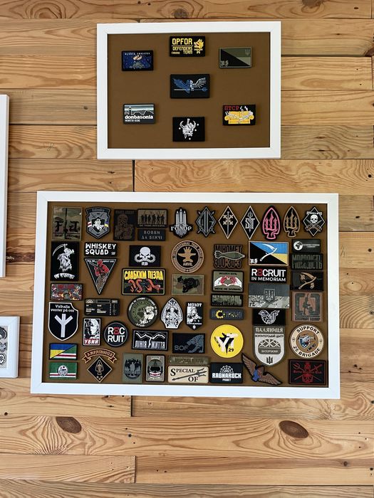 Патч панель / панель для шевронів / патчборд / велкро панель / стенд