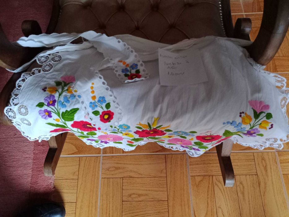 Centro de mesa em linho