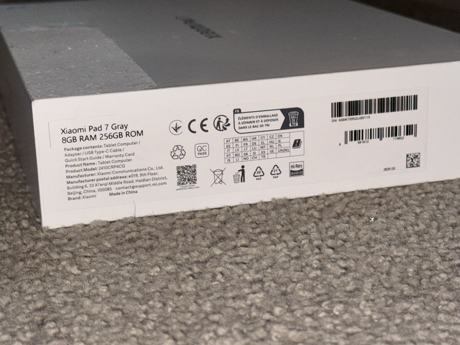 Tablet Xiaomi pad 7