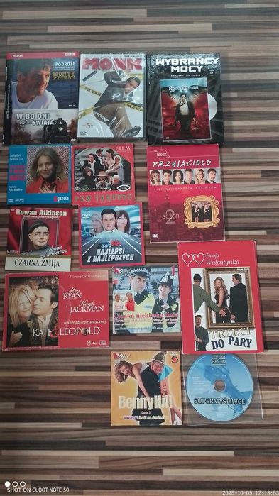 Wyprzedaż kolekcji, filmy DVD na sztuki