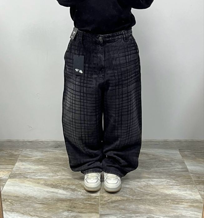 Нові широкі чорні джинси BAGGY rap jeans широкие джинсы Jaded London