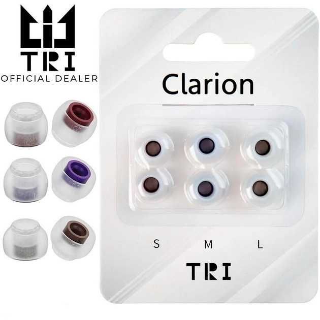 ‼️ TRI Clarion - силиконовые амбушюры с жестким сердечником (S/M/L)