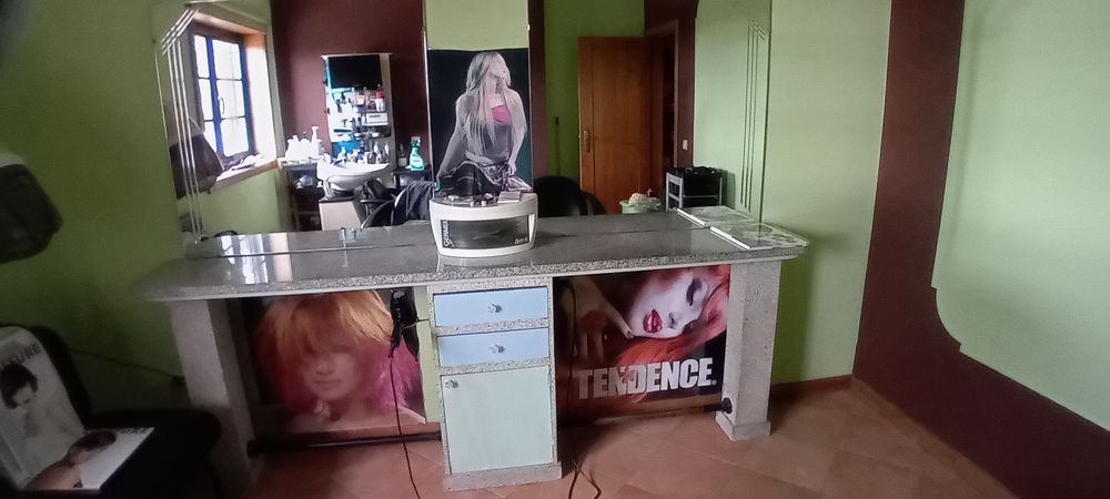 Bancada de Salão de cabeleireiro