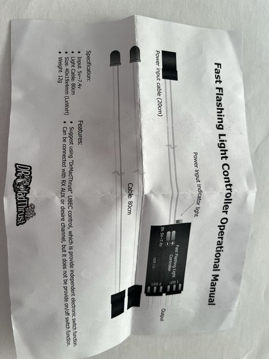 Oswietlenie led rc fast flashing