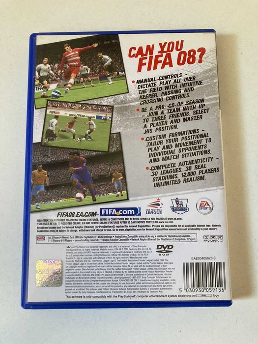 PS2 - FIFA 08 (completo)