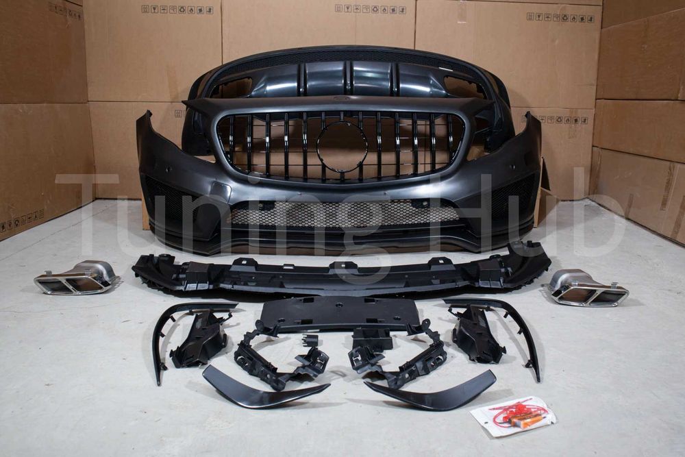 обвес mercedes GLA-Class X156 13-19 AMG45 комплект мерседес амг гла