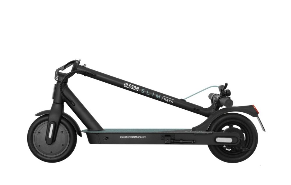 Trotinete Elétrica OLSSON Fresh Slim (250 W - Autonomia: 18 Km - Preto)
