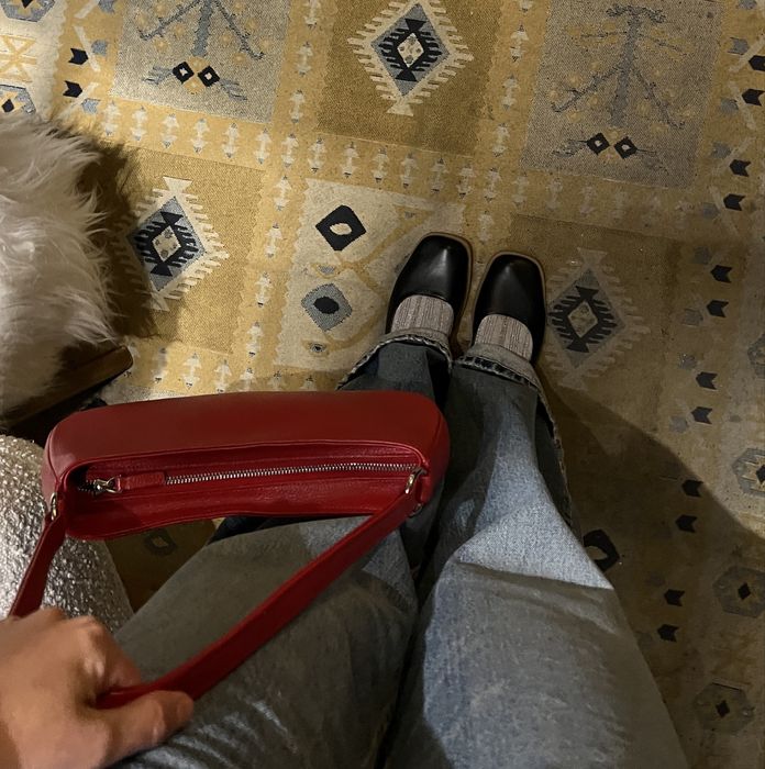 Балетки мері джейн шкіряні