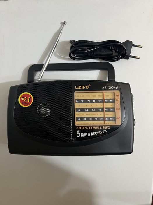 Радіо Радіоприймач Радиоприемник KIPO KB-308AC мощный и компактный